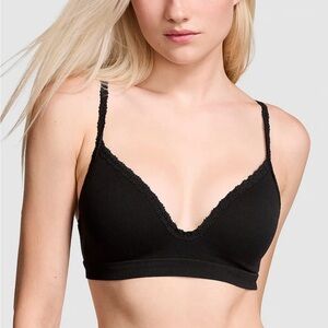 NWT PINK Victoria's Secret Seamless Push-up Bra L